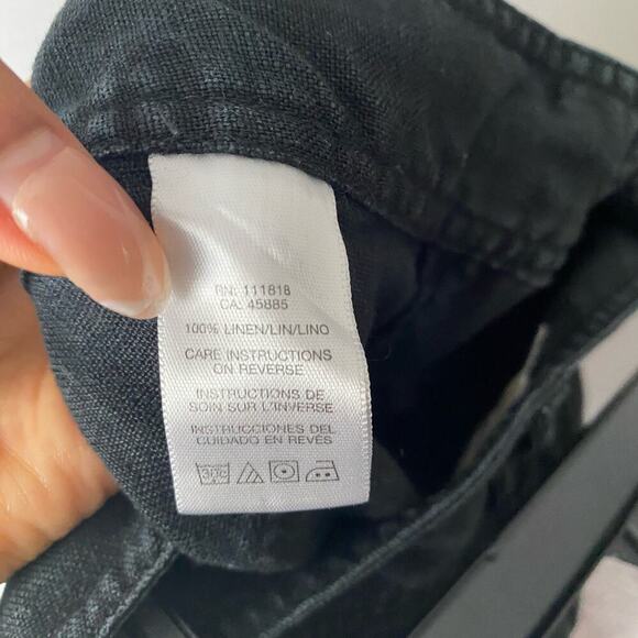 Michael Kors sz 2 black 100% black capri cargo pants NWOT - Picture 4 of 8